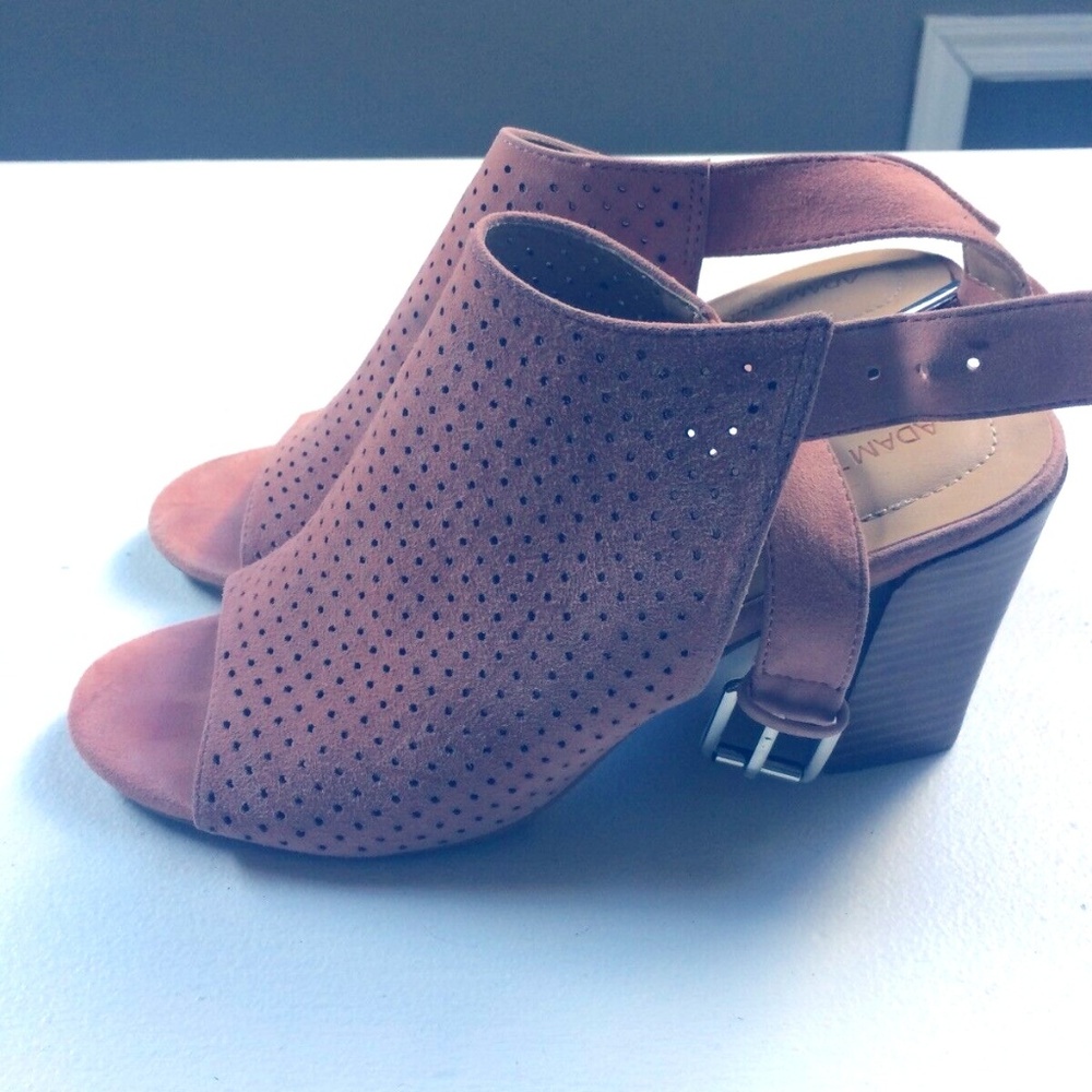 $25 w/ bundle Adam Tucker Blush Pink Suede Booties